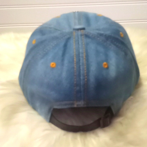 Paris 🗼 Bling Denim Baseball Cap - Picture 3 of 7